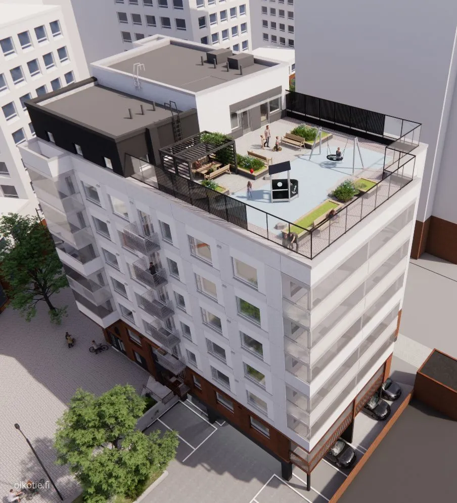 Vue aérienne - Appartement 2 pièces à FI