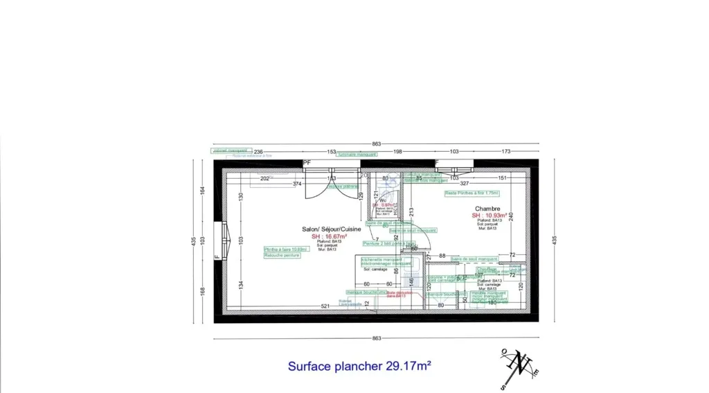 Plaan - New House with Annex in Talence