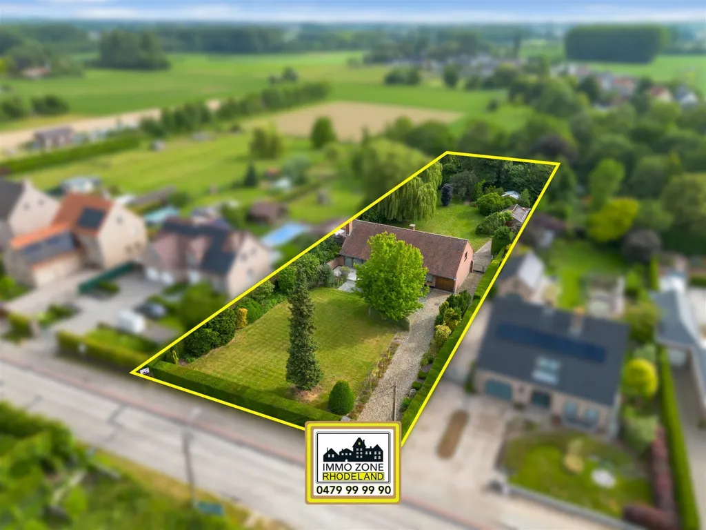 Vista aerea - Unique Villa with Garden in Sint-Lievens-Houtem