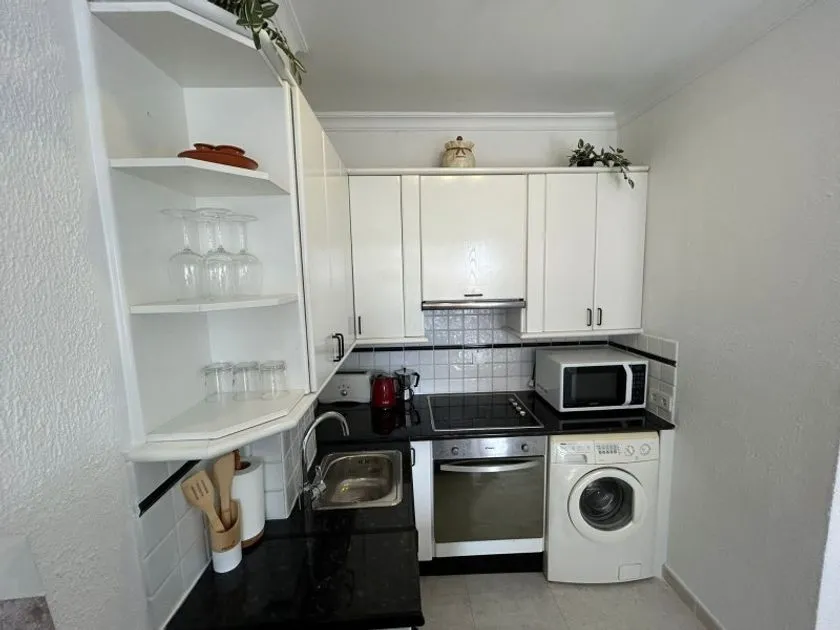 Köök - Studio with Sea View in Fuengirola