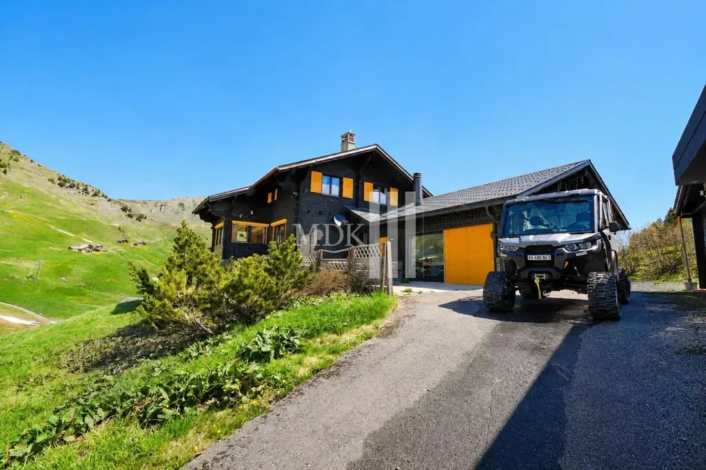 Extérieur - Luxury Ski Chalet with Panoramic Views in Crosets