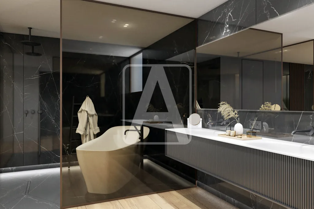 Bathrooms - Modern Villa with Sea View in Moraira
