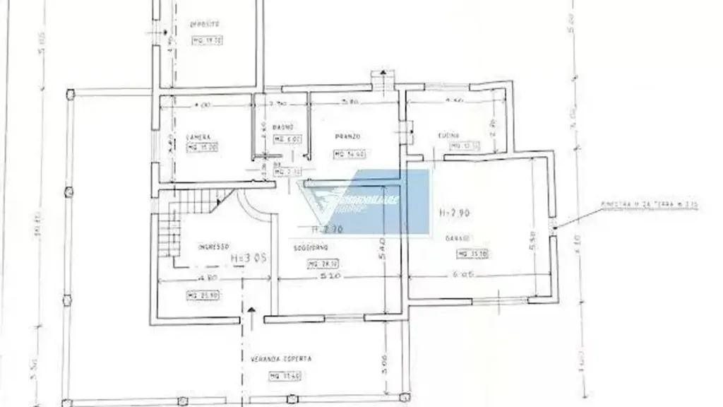 Plan - Villa with Two Levels in Noto