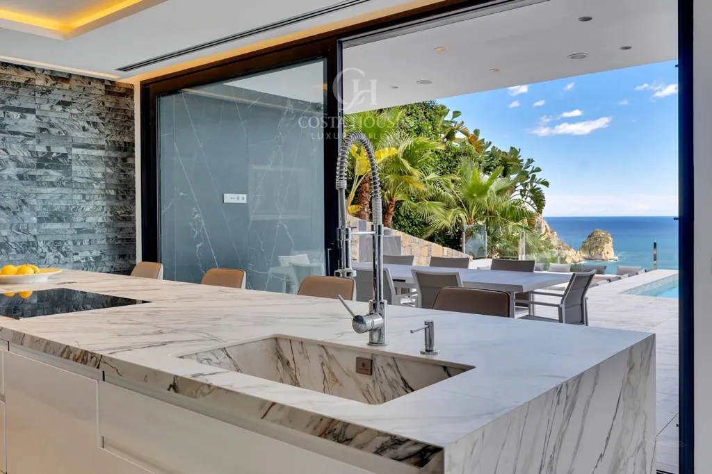 Köök - Contemporary Villa with Seafront Views in Jávea