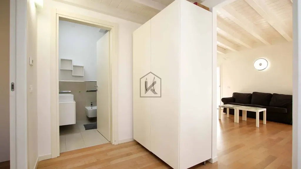 Séjour - Bright Triplex with Balcony in Milan