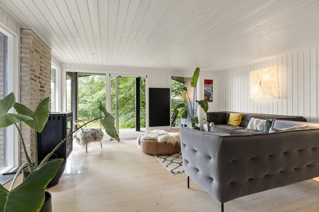 Soggiorno - Modernised Holiday Home with Lake View in Dons