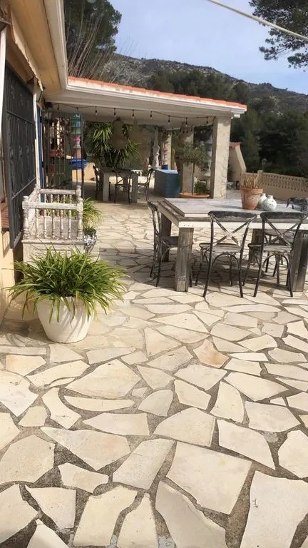 Terrasse - Luxury Finca with Pool in Castell de Castells