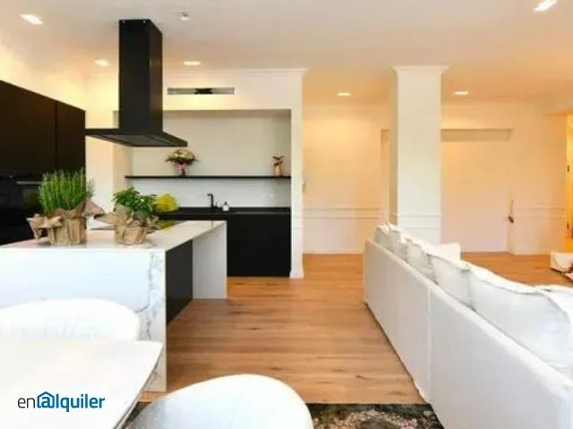 Köök - Apartment with Air Conditioning in Lagasca, Madrid