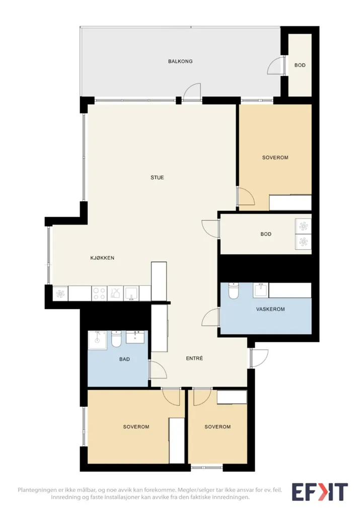 Plaan - Modern Apartment with West-Facing Terrace in Lillehammer