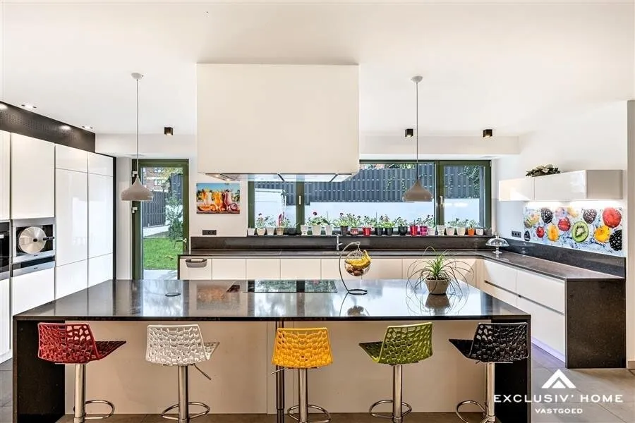 Cuisine - Villa Moderne avec Spa à Bruxelles Ouest