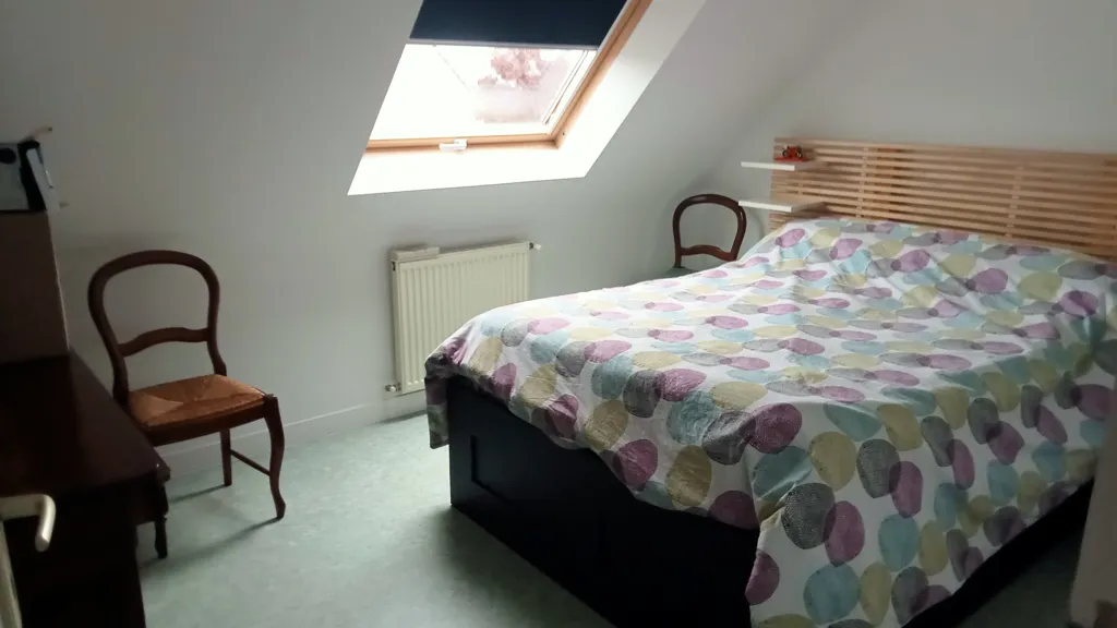 Bedrooms - Five-Piece House with Garden in Loguivy Lès Lannion