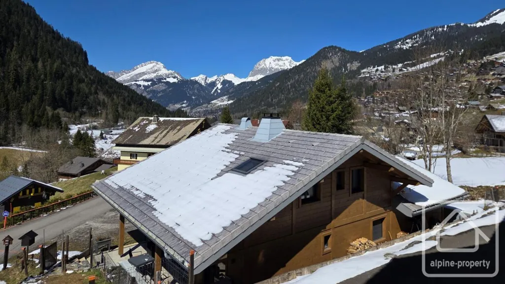 Õhuvaade - Contemporary Chalet with Jacuzzi in Châtel