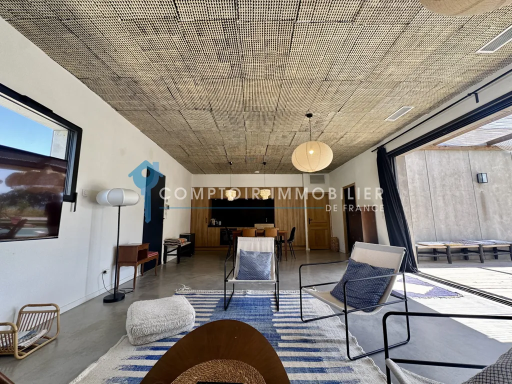 Terrasse - Maison Luxueuse avec Vue sur St Côme à Clarensac