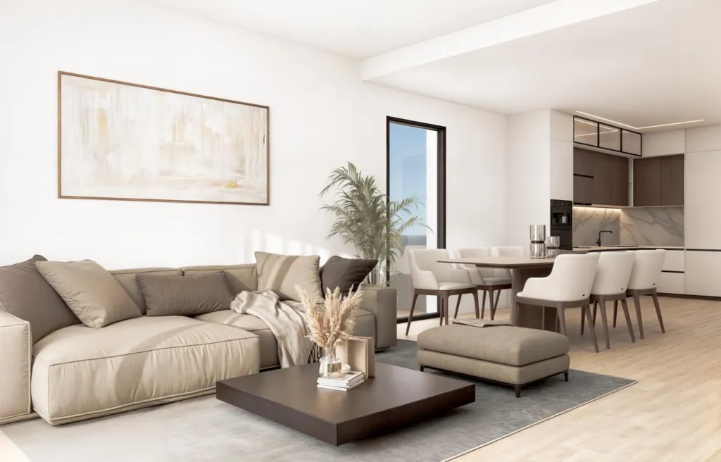 Séjour - 2-Bedroom Apartment with Pool in Finestrat