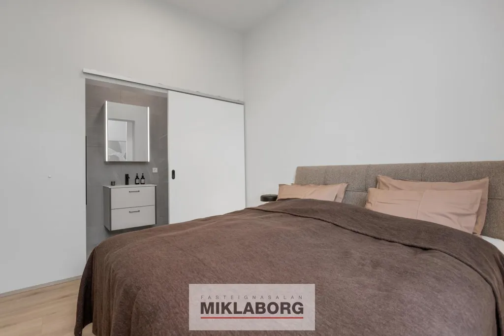 Camere da letto - New Flat with Balcony in Hafnarbraut
