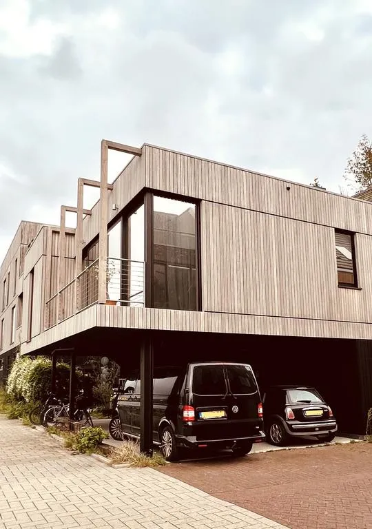 Välivaade - Gloved-in CLT Apartment in Amsterdam North
