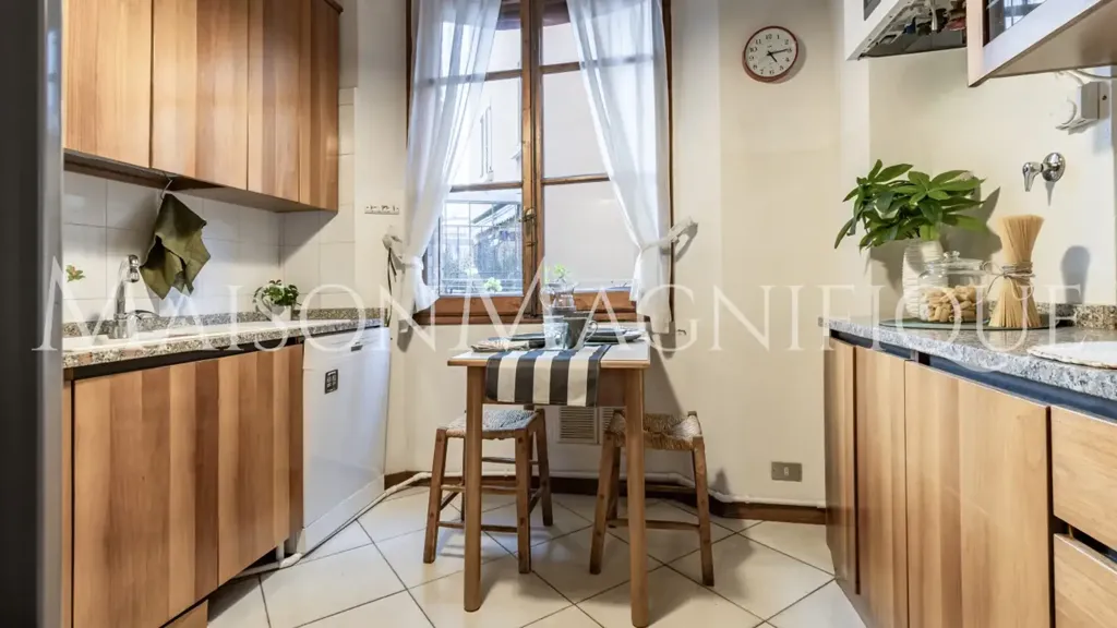 Kitchen - Historic Apartment with Views in Bologna Centre
