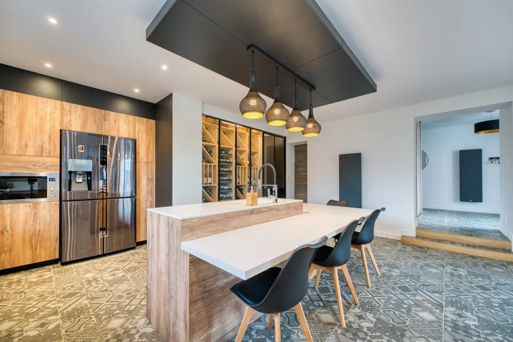 Kitchen - Modern Villa with Ocean View in Saint-Palais-sur-Mer