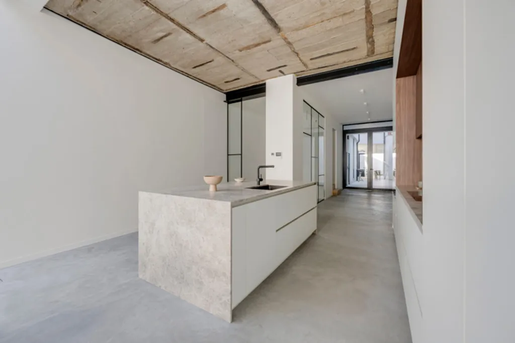 Köök - Loft with Private Garden in Antwerp