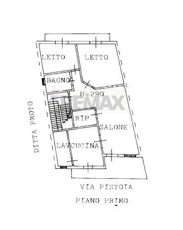 Floor Plan - Two-Bedroom Apartment with Terrace in Bronte