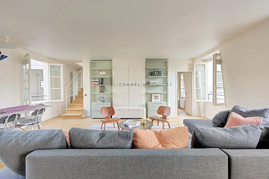 Elutuba - Duplex with Terrace in Paris 3rd Arrondissement