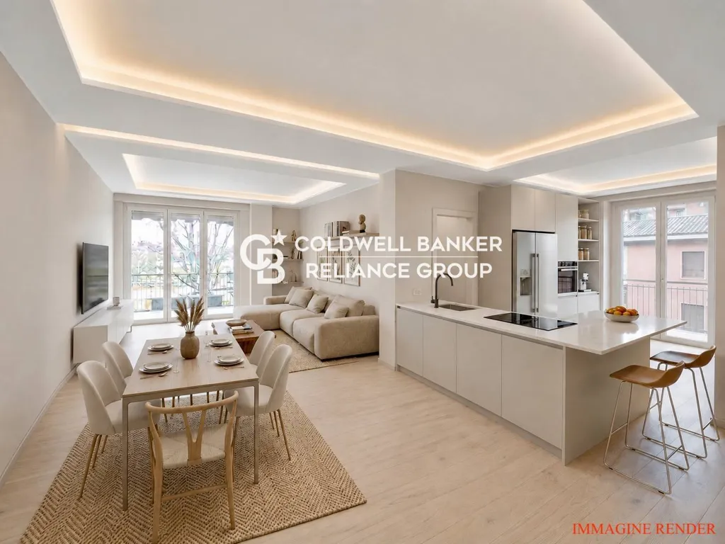 Cuisine - Renovated Flat with Pool in Milan, San Siro