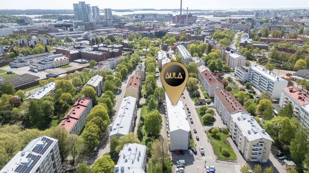 Aerial - Apartment with Balcony in Vallila