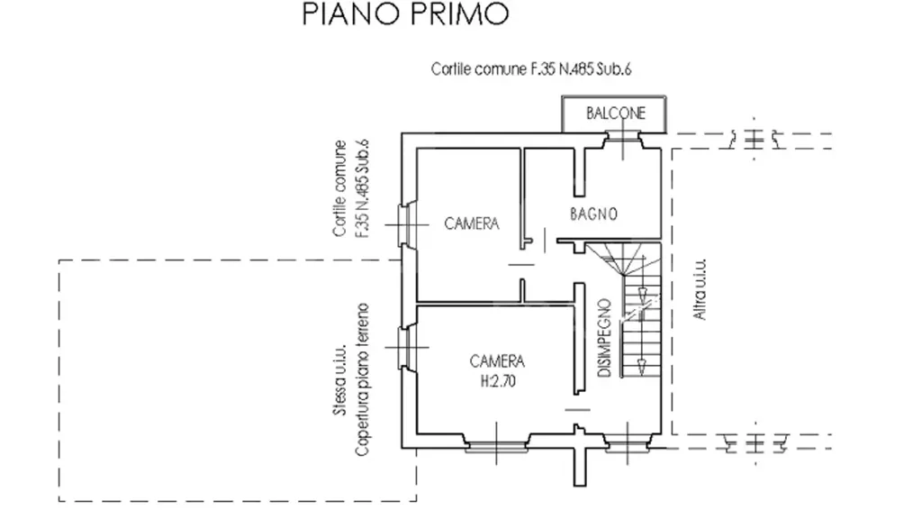 Plan - Rustic Villa with Private Garden in Cavour