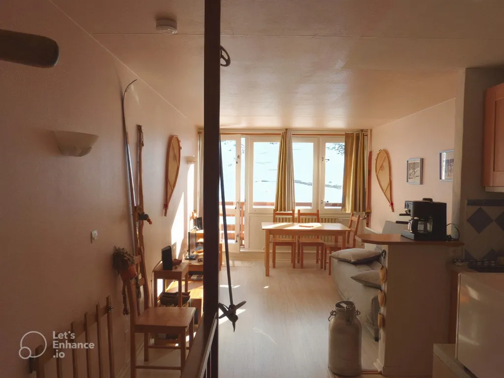 Cuisine - Appartement Traversant avec Vue sur Pistes à 65000