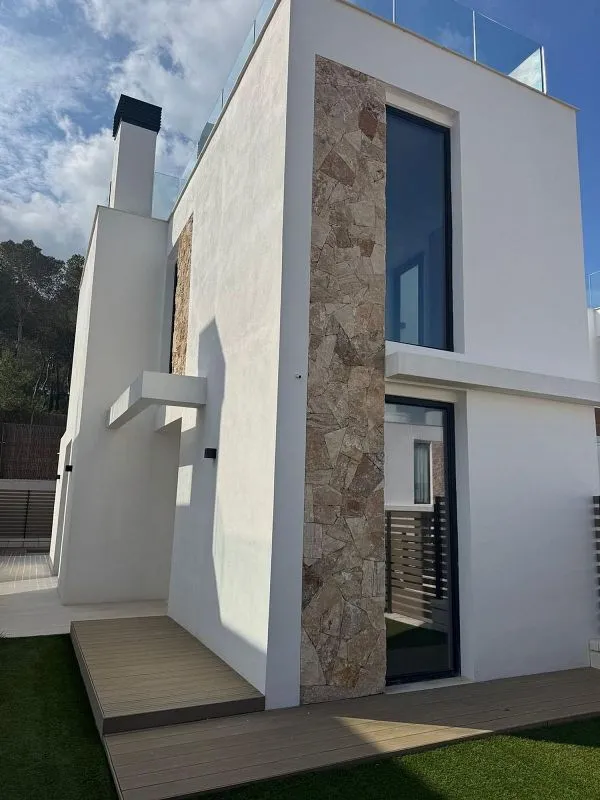 Extérieur - New Villa with Pool and Terrace in Cala Tarida, Ibiza