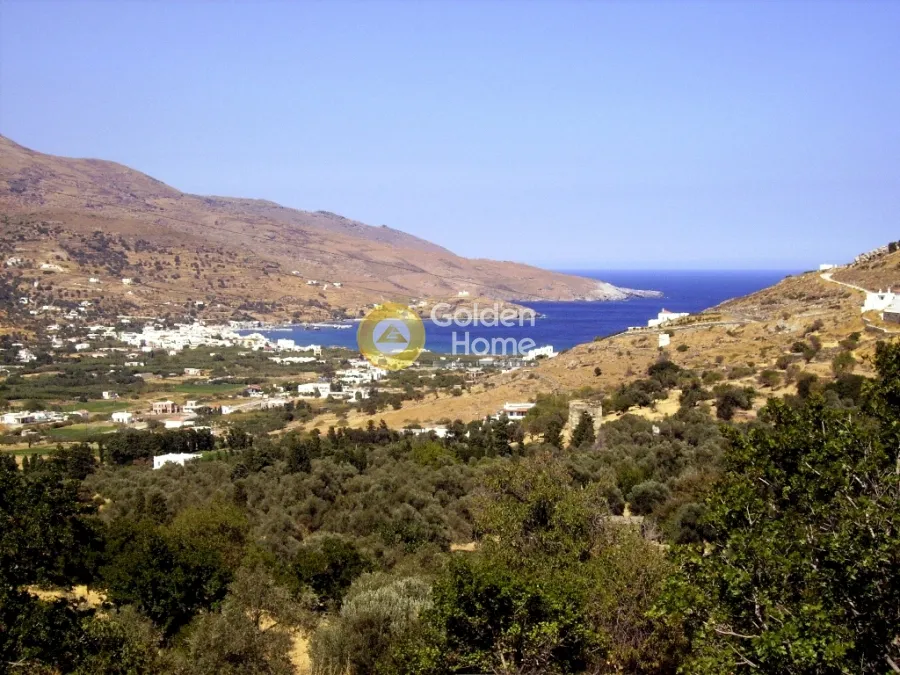 Plot with Panoramic View in Korthio, Andros