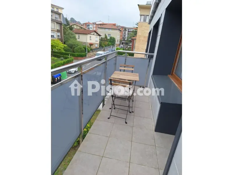 Balcony - Furnished Apartment with Terrace in Gorliz