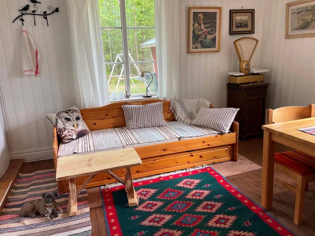 Soggiorno - Charming Cottage with Garden in Båtvik