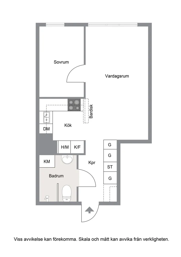 Plan - Modern Apartment with Gym in Vällingby