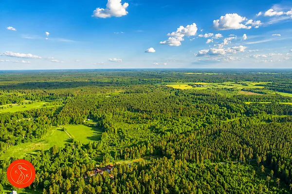 Õhuvaade - Unique Riverfront Plot in Lahemaa National Park
