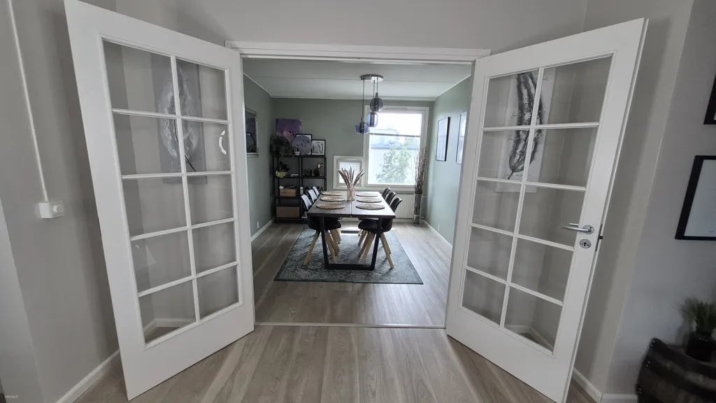 Söögituba - Bright Apartment with Balcony in Espoonlahti