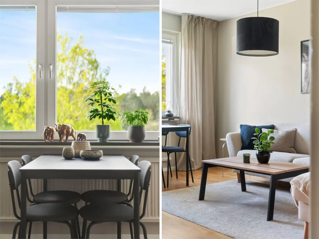 Söögituba - Efficient 1.5-Room Apartment with Modern Design in Strängnäs