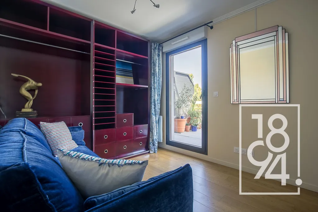 Chambres - Appartement avec Terrasse de 70m² au 8ème Arrondissement de Marseille