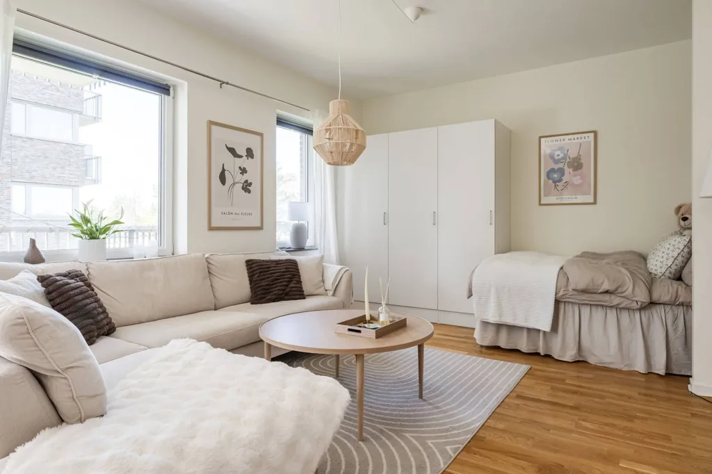 Séjour - Modern Flat with Balcony in Södra Ladugårdsängen