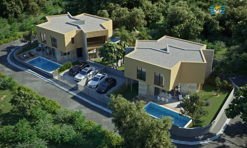 Vista aerea - Modern Villa with Pool in Brtonigla