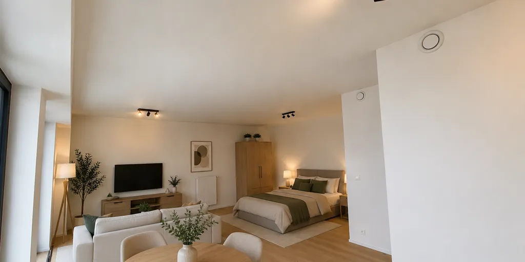 Séjour - Studio Énergétique avec Slaaphoek à Sint-Lambrechts-Woluwe