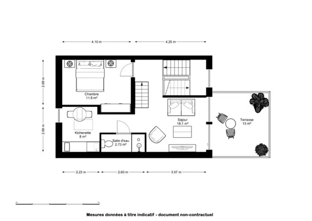 Planimetria - Versatile House with Studio in Bierges