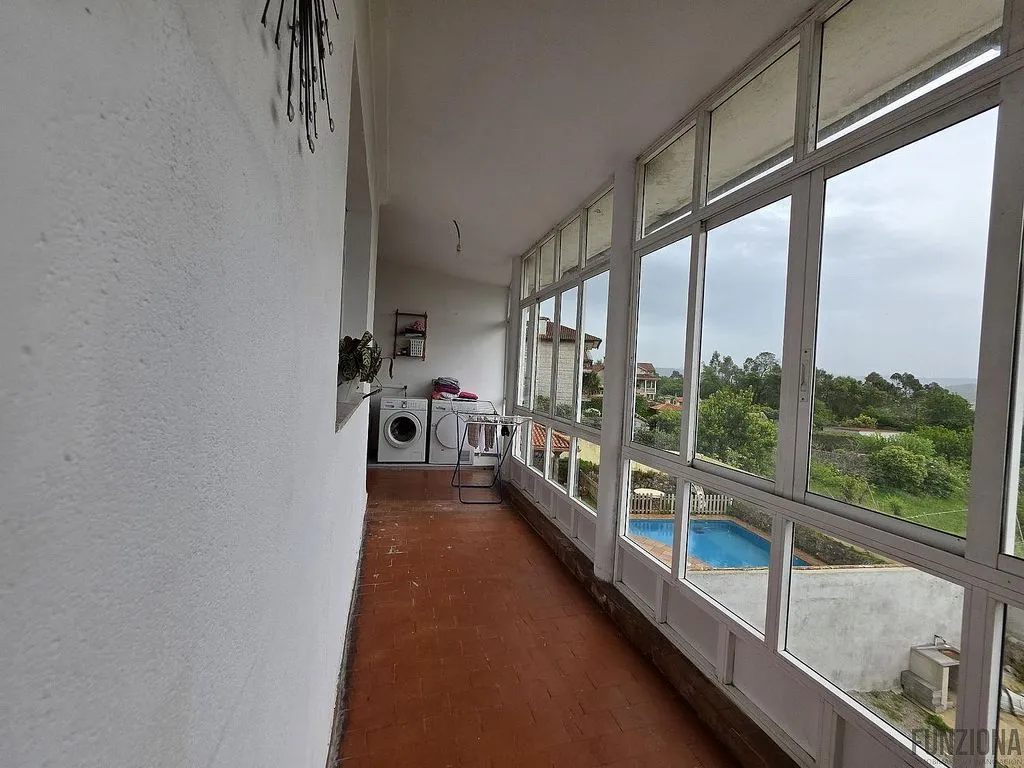 Terrace - Chalet with Pool in Rural Parishes, Lerez