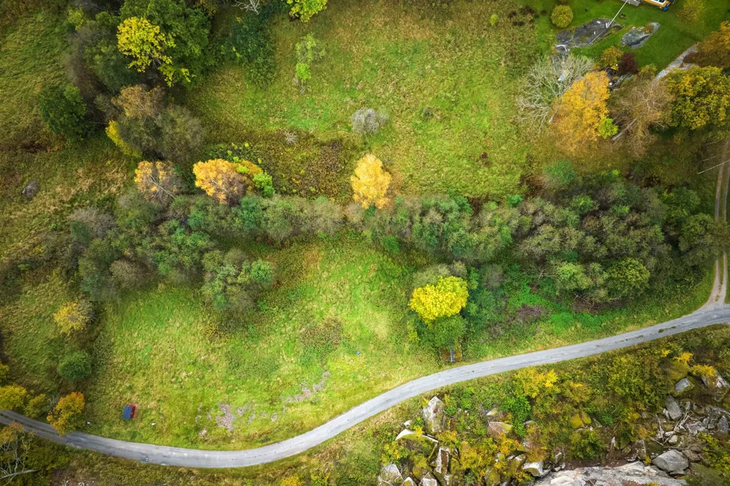 Õhuvaade - Plot with Pre-Approval for Villa in Burås