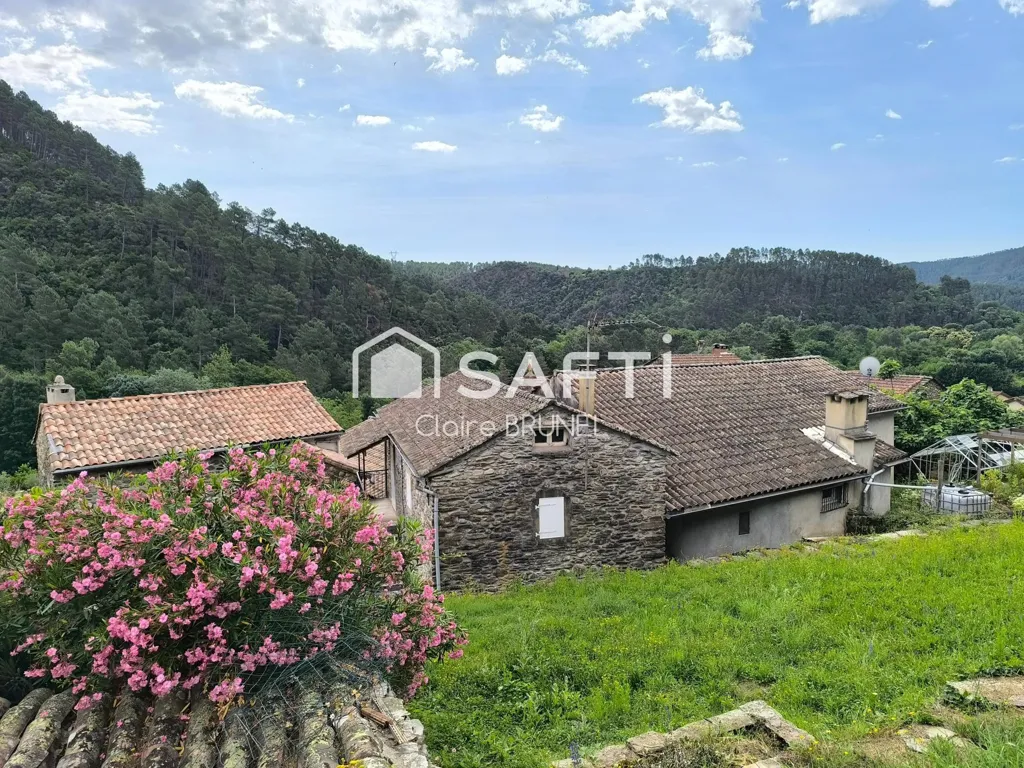 Extérieur - Maison Cévenole avec Jardin à Peyremale