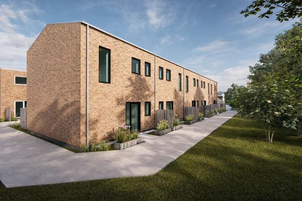 Modern Rowhouse with Garden in Overlund