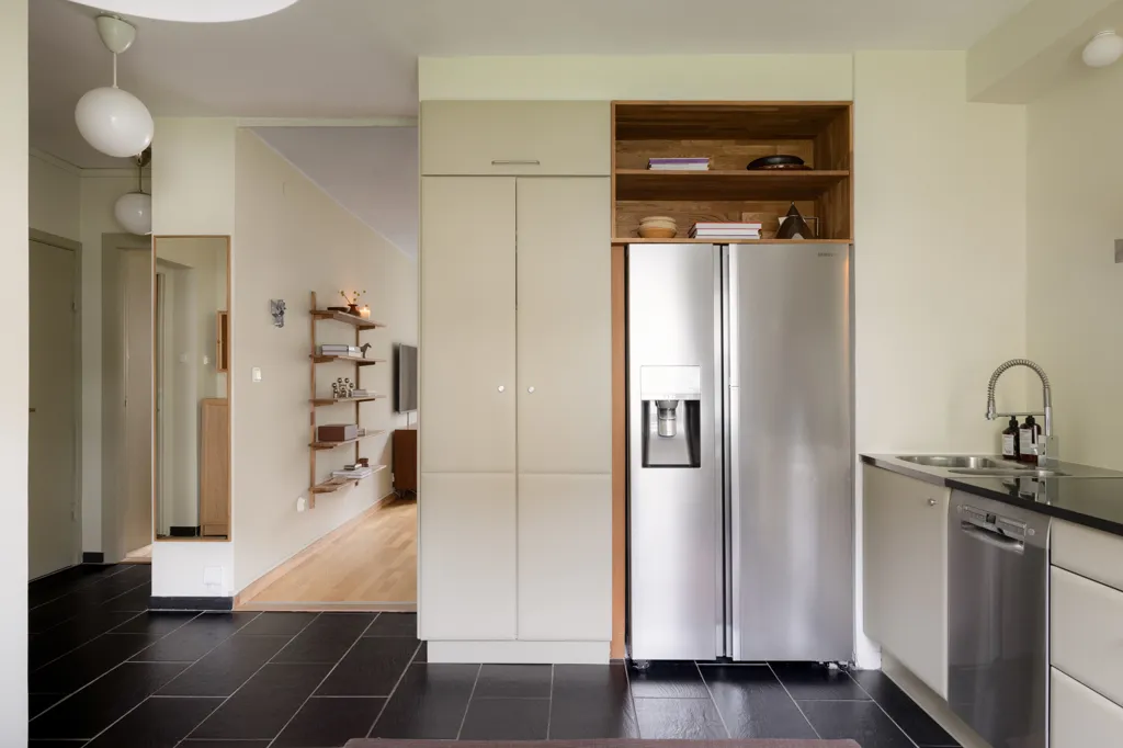 Cuisine - Restored Apartment with Balcony in Gamlestaden
