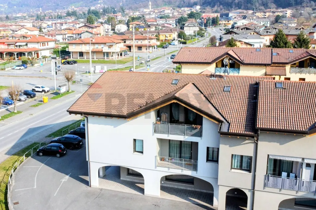 Vue aérienne - Penthouse with Terrace in Pian Camuno