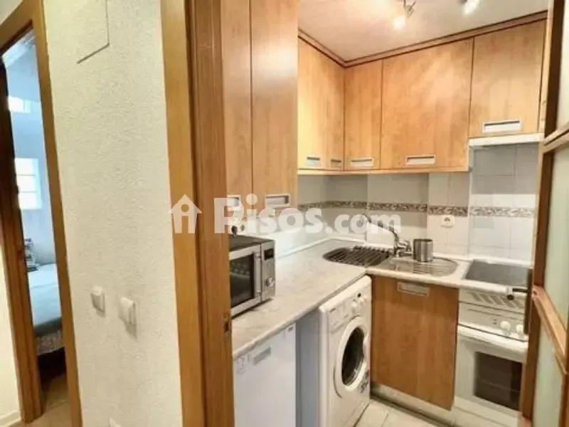 Köök - Apartment with Air Conditioning in Chueca, Madrid