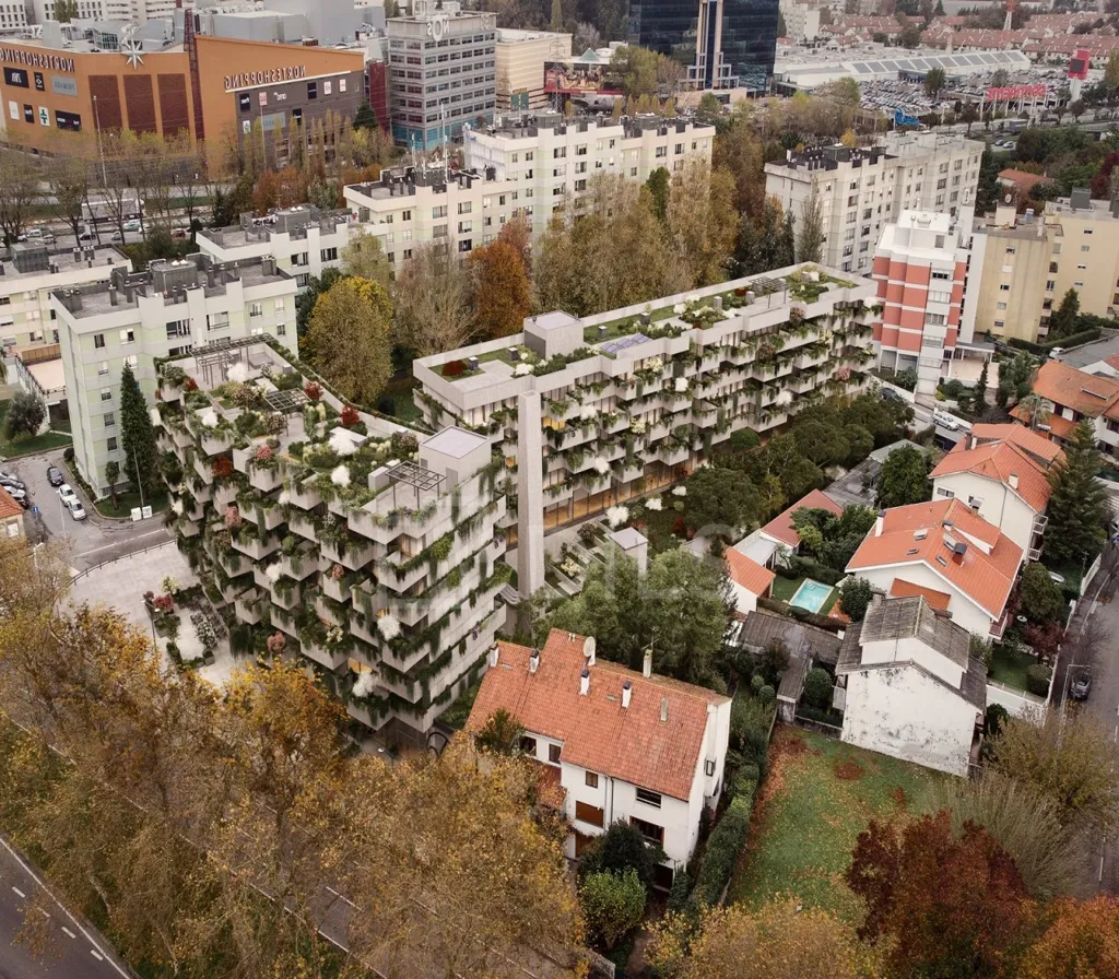 Õhuvaade - Apartment with Balcony in Porto